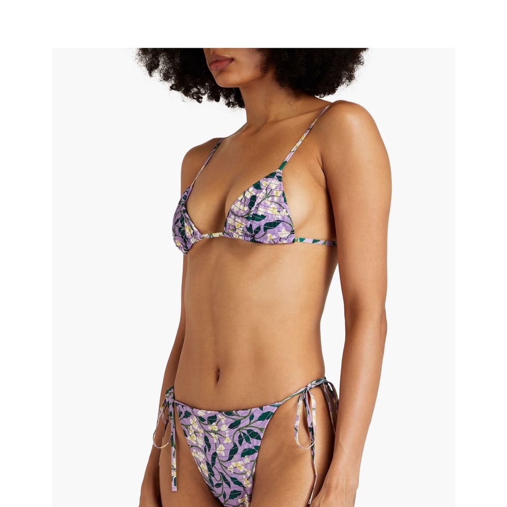 Agua Bendita Lavender Floral Bikini